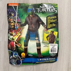 Ninja Turtles Leonardo Costume Kids Nickelodeon Teenage Mutant Child Size M 8-10